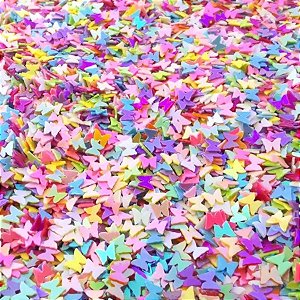 Mini Confete Paête Colorido - Borboleta - 100g - 1 unidade - Rizzo