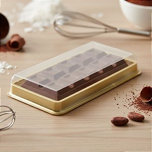 Caixa Tablete de Acetato - Dourado - Ref.14020 - 10 unidades - BWB - Rizzo