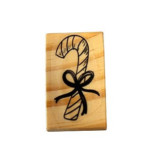 Carimbo de Madeira Artesanal - Bengala Doce - Cod.AFNT-904 - 1 unidade - Rizzo