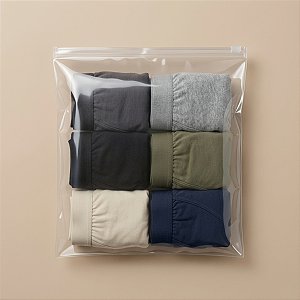 Saco Trilho Zip Transparente - Trilho Transparente - 20x20cm - 50 unidades - Rizzo