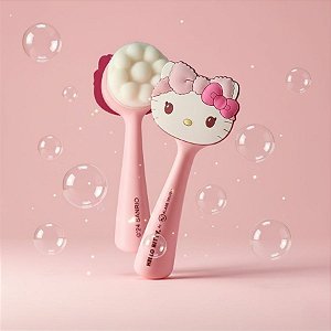 Escova de Limpeza Facial - Hello Kitty - 13cm - 1 unidade - Rizzo