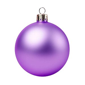 Bolas De Natal - Fosca Roxo - 15cm - 1 unidade - Rizzo