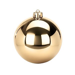 Bolas De Natal - Perolada Dourada - 15cm - 1 unidade - Rizzo