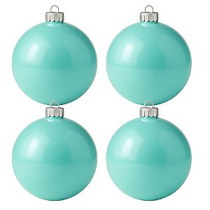 Bolas De Natal - Perolada Tiffany - 4 unidades - Rizzo