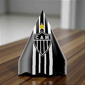 Chapéu de Aniversário - Atlético Mineiro - 16x13cm - 8 unidades - Regina - Rizzo