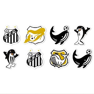 Pick Decorativo para Doces - Santos - 12x5,5cm - 8 unidades - Regina - Rizzo