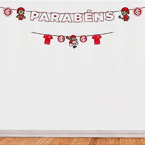 Faixa Decorativa Temática "Parabéns" - Internacional - 160x12cm - 1 unidade - Regina - Rizzo