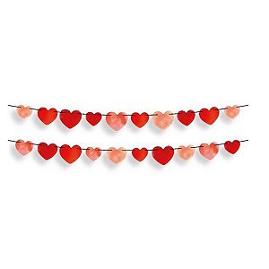 Faixa Decorativa - Corações Amore - 150x10cm - 1 unidade - Regina - Rizzo