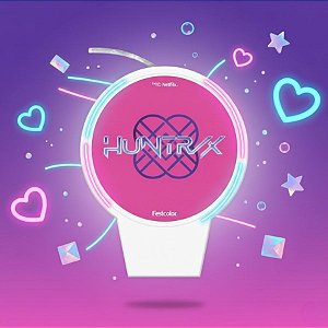 Vela Plana Adesivada - Guerreiras do K-pop - 6,5x8,5cm  - 1 unidade - Festcolor - Rizzo