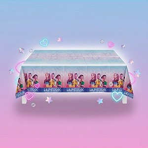 Toalha Plástica - Guerreiras do K-pop - 1,20x1,80cm - 1 unidade - Festcolor - Rizzo