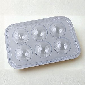 Blister 6 Brigadeiros - Transparente - 10 unidades - BWB - Rizzo