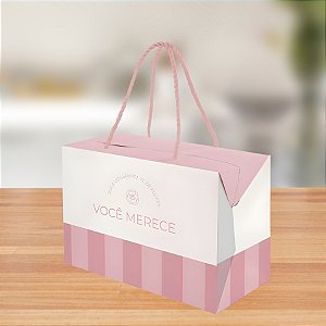 Caixa com Alça Prime - Camélia - 30x14x20cm - 1 unidade - Cromus - Rizzo