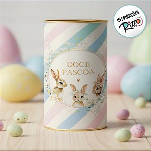 Lata Rigida para Ovos de 350g - Doce Páscoa - 10x18cm - 1 unidade - Cromus - Rizzo