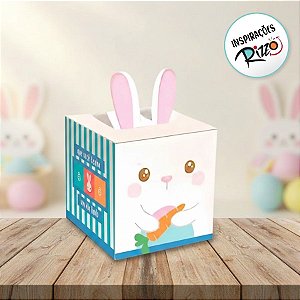 Caixa Pop Up - Páscoa Lino - P 7x7x7cm - 10 unidades - Cromus - Rizzo