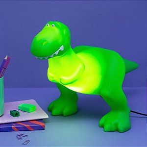 Luminária Rex - Toy Story - 28cm - 1 unidade - Disney Original - Usare