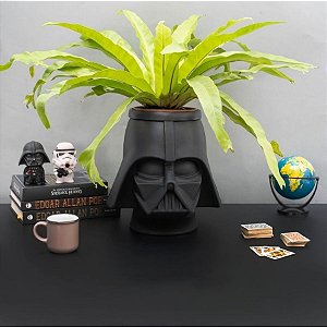 Cachepot de Plástico Para Planta - Darth Vader - Star Wars - 29cm - 1 unidade - Disney Original - Rizzo