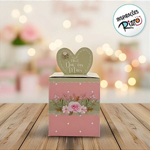 Caixa Pop Up - Feliz Dia Das Mães - 7x6x6cm - 10 unidades - Rizzo