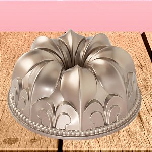 Forma de Torta Suiça - Flor de Lis - 2,4L - 1 unidade - Rizzo