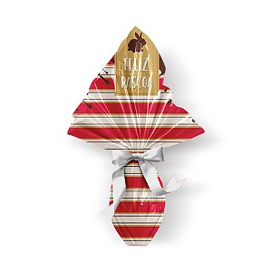 Saco Express 44x44cm para Ovos de 500g a 750g  - Ganache - 25 unidades - Cromus - Rizzo