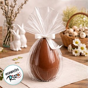 Saco Express 39x39cm para Ovos de 350g a 500g - Incolor - 25 unidades - Cromus - Rizzo