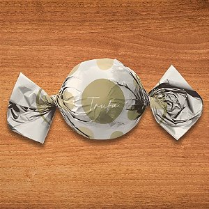 Papel Trufa 14,5x15,5cm - Big Ball Marfim - 100 unidades - Cromus - Rizzo