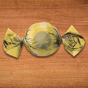 Papel Trufa 14,5x15,5cm - Big Ball Amarelo - 100 unidades - Cromus - Rizzo