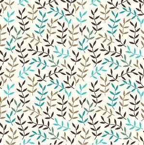 Saco para Presente Decorado - Folhas Finas - 20x29 - 50 unidades - Regina - Rizzo