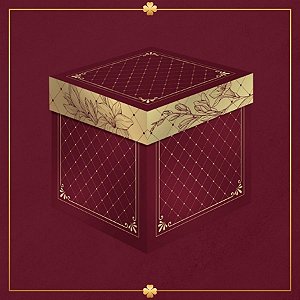 Caixa Cubo - Royal Marsala - 11x11x11cm - 5 unidades - Regina - Rizzo