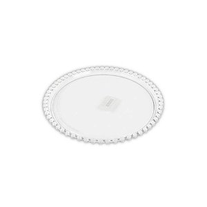 Bandeja Esfera Acrílica Durável Redonda - Transparente - 18x18cm - 1 unidade - Rizzo