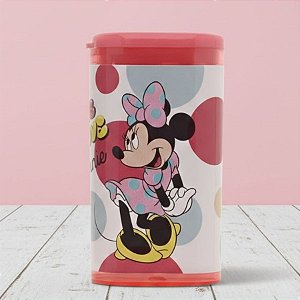 Apontador Minnie - Azul e Rosa - Simples - 5cm - Disney Original - 1 unidade - Rizzo