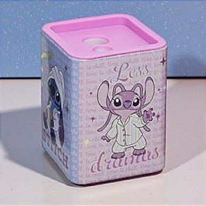 Apontador Stitch e Angel - Duplo - 5cm - Disney Original - 1 unidade - Rizzo
