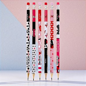 Lápis Minnie Mouse - Grafite HB - Sortido - Disney Original - 1 unidade - Rizzo