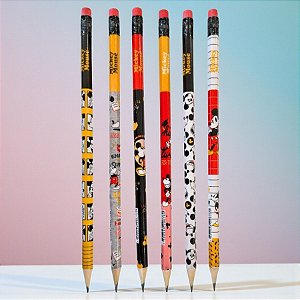 Lápis Mickey Mouse - Grafite HB - Sortido - Disney Original - 1 unidade - Rizzo