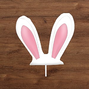 Pick Para Doces - Orelhas de Coelho - 7cm - 8 unidades - Regina - Rizzo