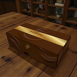 Caixa Para 8 Doces - Páscoa Gourmet Premium - 17x9x4,5cm - 10 unidades - Regina - Rizzo