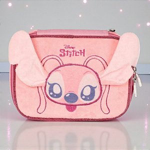 Estojo Box com Zíper - Angel Peluciado - 21x17cm - Disney Original - 1 unidade - Rizzo