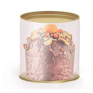 Lata Clean - Transparente - 18x16,5cm - 1 Unidade - Cromus - Rizzo