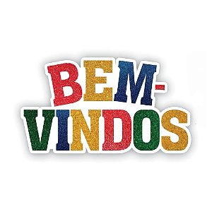 Painel Decorativo em EVA - Bem-Vindos - 30,5x54cm - 1 unidade - Rizzo