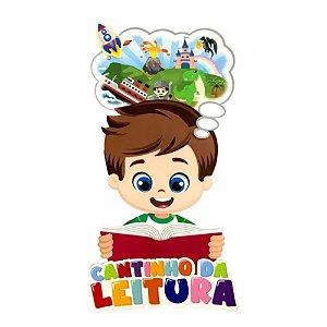 Painel Decorativo em EVA - Cantinho da Leitura - 58x29cm - 1 unidade - Rizzo