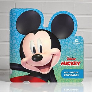 Meu Livro de Atividades - Mickey Mouse - 23x22cm - Disney Original - 1 unidade - Rizzo