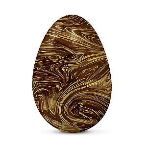 Papel Chumbo 43,5x58,5cm - Marmorizado Marrom - 50 unidades - Cromus - Rizzo