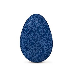 Papel Chumbo 43,5x59cm - Adamascado Azul Escuro - 50 unidades - Cromus - Rizzo