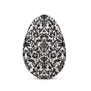 Papel Chumbo 43,5x59cm - Adamascado Preto e Branco - 50 unidades - Cromus - Rizzo