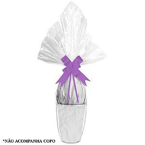 Kit Ovo no Copo Roxo (Saco Express + Papel Chumbo + Laço Fácil) - 1 unidade - Rizzo