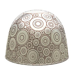 Papel Chumbo 10x9,6cm - Círculos Bege - 300 unidades - Regina - Rizzo Embalagens