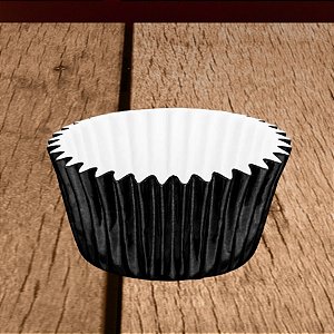 Forminha Laminada para Doces - Preto - Número 06 - 100 unidades - Regina - Rizzo