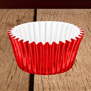 Forminha Laminada para Doces - Vermelho - Número 04 - 50 unidades - Regina - Rizzo