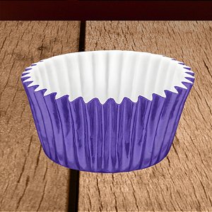 Forminha Laminada para Doces - Roxo - Número 05 - 50 unidades - Regina - Rizzo