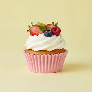 Forminha Para Cupcake Impermeável - Rosa Bebê - 5x3,5cm - 45 unidades - Regina - Rizzo
