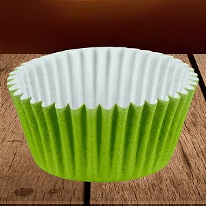 Forminha Para Cupcake Impermeável - Verde Limão - 5x3,5cm - 45 unidades - Regina - Rizzo